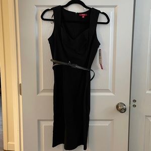 XOXO Black Dress with low cut V neck Sexy !